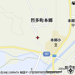 岡山県新見市哲多町本郷799周辺の地図