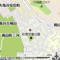 京都府京都市伏見区桃山紅雪町62周辺の地図