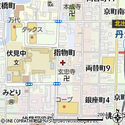 京都府京都市伏見区指物町570周辺の地図