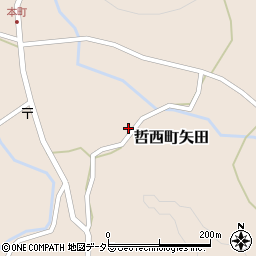 岡山県新見市哲西町矢田1710周辺の地図