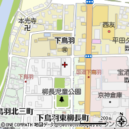 京都府京都市伏見区下鳥羽西柳長町74周辺の地図