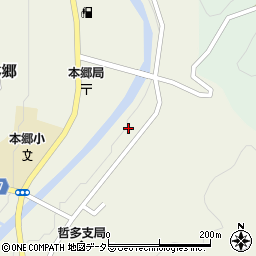 岡山県新見市哲多町本郷595周辺の地図