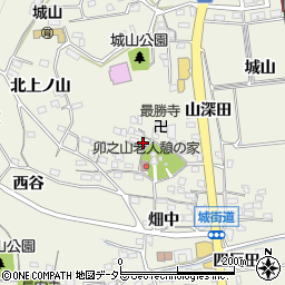 愛知県知多郡阿久比町卯坂北ノ浦周辺の地図
