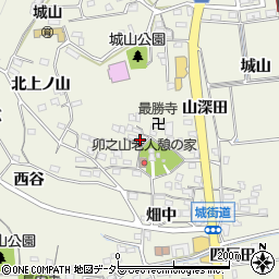 愛知県阿久比町（知多郡）卯坂（北ノ浦）周辺の地図