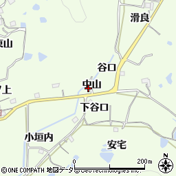 兵庫県宝塚市上佐曽利中山周辺の地図