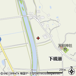 兵庫県三田市下槻瀬周辺の地図