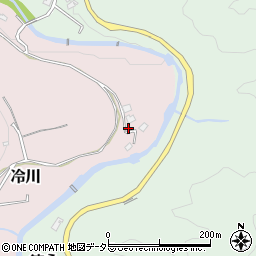 静岡県伊豆市冷川32-1周辺の地図
