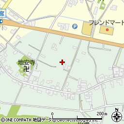 滋賀県甲賀市土山町前野周辺の地図