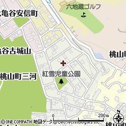 京都府京都市伏見区桃山紅雪町61周辺の地図