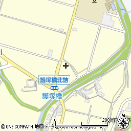 兵庫県姫路市夢前町護持167周辺の地図