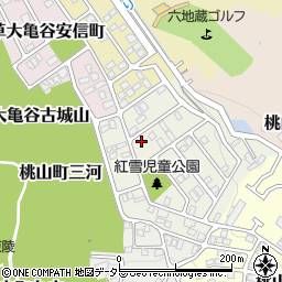 京都府京都市伏見区桃山紅雪町40周辺の地図