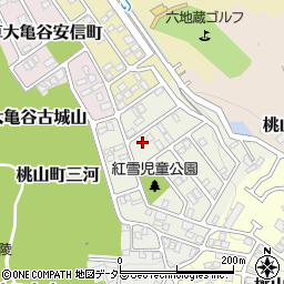 京都府京都市伏見区桃山紅雪町41-1周辺の地図