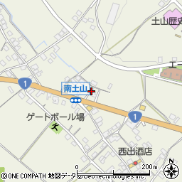 滋賀県甲賀市土山町北土山2200周辺の地図