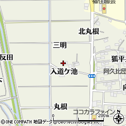 愛知県知多郡阿久比町卯坂北丸根2周辺の地図