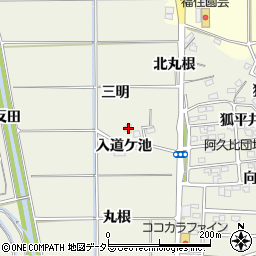 愛知県知多郡阿久比町卯坂北丸根2-1周辺の地図