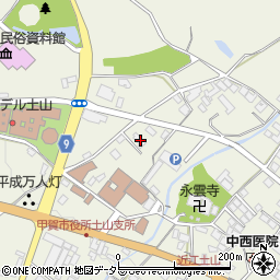 滋賀県甲賀市土山町北土山1767周辺の地図