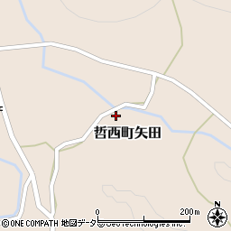 岡山県新見市哲西町矢田1771周辺の地図