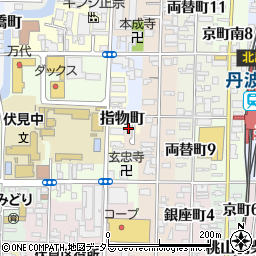 京都府京都市伏見区指物町574周辺の地図