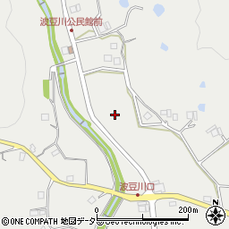 兵庫県三田市波豆川周辺の地図