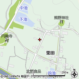 兵庫県加西市北条町栗田396周辺の地図