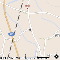 岡山県新見市哲西町矢田1685周辺の地図