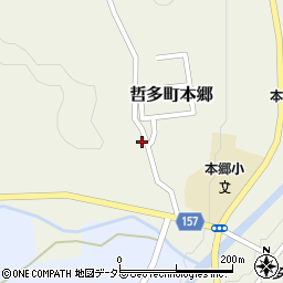 岡山県新見市哲多町本郷787周辺の地図