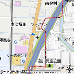 京都府向日市鶏冠井町（清水）周辺の地図