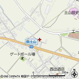 滋賀県甲賀市土山町北土山2202-1周辺の地図