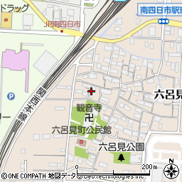 三重県四日市市六呂見1089周辺の地図