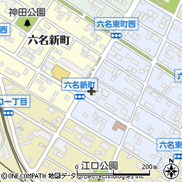 セブンイレブン岡崎六名東町店周辺の地図