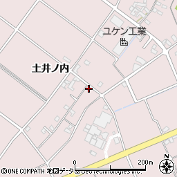 愛知県安城市高棚町土井ノ内44周辺の地図