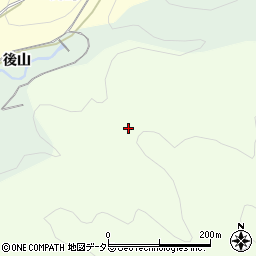 愛知県岡崎市桜井寺町後口山周辺の地図