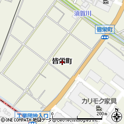 愛知県知多郡東浦町藤江皆栄町周辺の地図