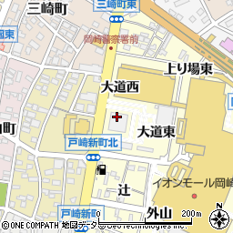 株式会社セイビ　中電岡崎事業所周辺の地図