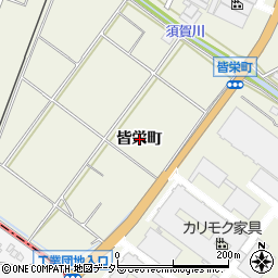 愛知県東浦町（知多郡）藤江（皆栄町）周辺の地図