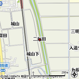 愛知県知多郡阿久比町卯坂二反田周辺の地図