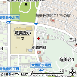 ＴＥＰ学習塾竜美ヶ丘校周辺の地図