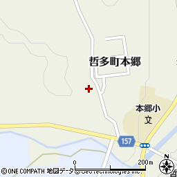 岡山県新見市哲多町本郷852周辺の地図