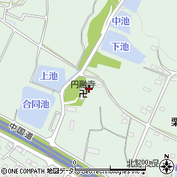 兵庫県加西市北条町栗田346周辺の地図