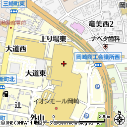 キープバランス　イオン岡崎南店周辺の地図