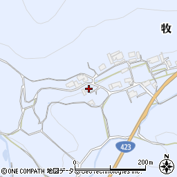 大阪府豊能郡豊能町牧42周辺の地図