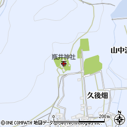 瓶井神社周辺の地図
