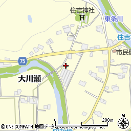 兵庫県三田市大川瀬237周辺の地図
