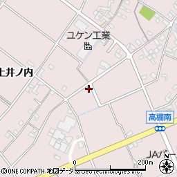 愛知県安城市高棚町土井ノ内96周辺の地図