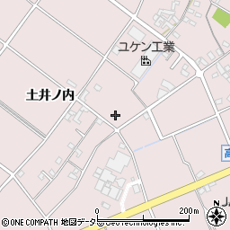 愛知県安城市高棚町土井ノ内95周辺の地図