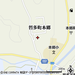 岡山県新見市哲多町本郷800周辺の地図