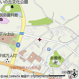 滋賀県甲賀市土山町北土山1768周辺の地図