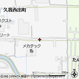 京都府京都市伏見区久我西出町8-16周辺の地図