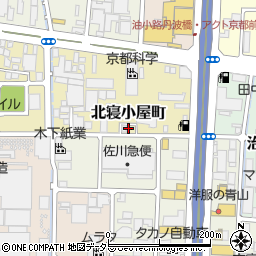 京都府京都市伏見区北寝小屋町72周辺の地図