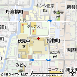 京都市立伏見板橋小学校周辺の地図